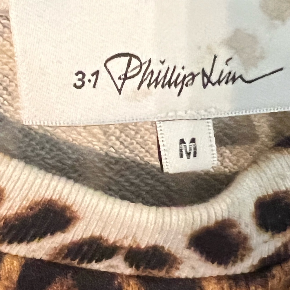 Philip Lim 3-1 Sculpted Leopard Print Dress, 100%… - image 4